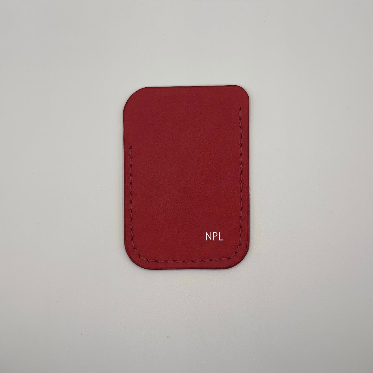 personalized handmade leather wallet