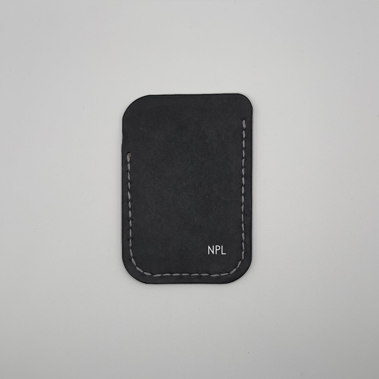 personalized handmade leather wallet
