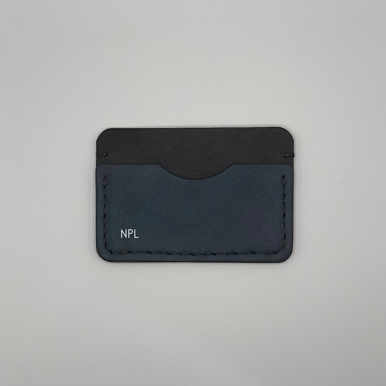 Paulson Pueblo Leather Card Wallet | Black Blue