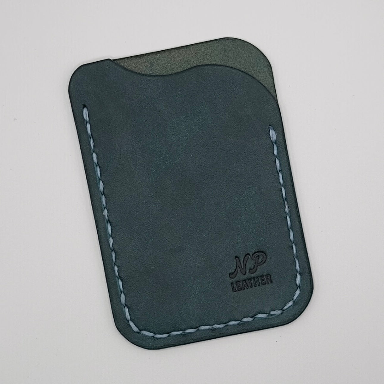Waveson Pueblo Leather Card Wallet | Ortensia Blue