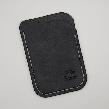 Waveson Pueblo Leather Card Wallet | Majestic Black