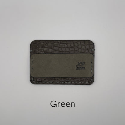 green alligator wallet