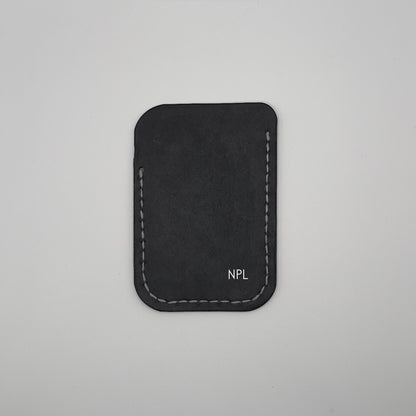 personalized handmade leather wallet