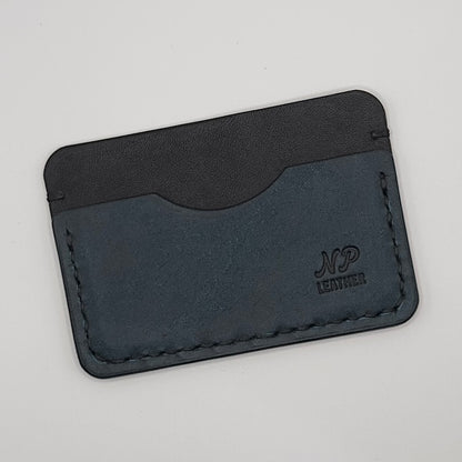 Paulson Pueblo Leather Card Wallet | Black Blue