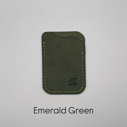 emerald green pueblo leather wallet