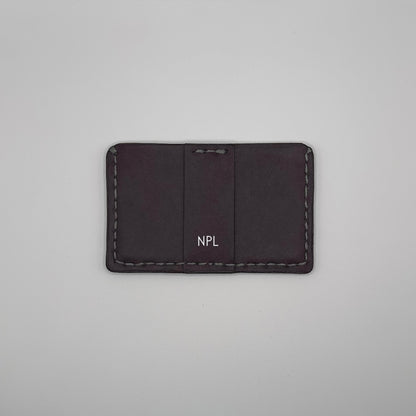 an example of personalized leather wallet