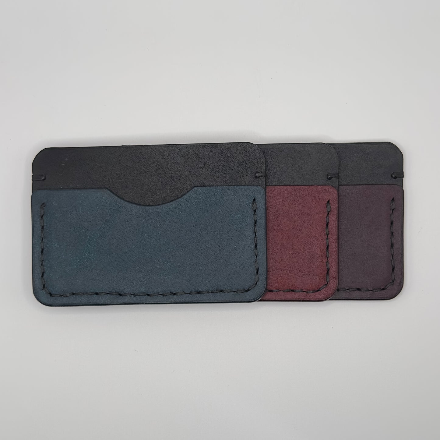 Paulson Pueblo Leather Card Wallet | Black Red