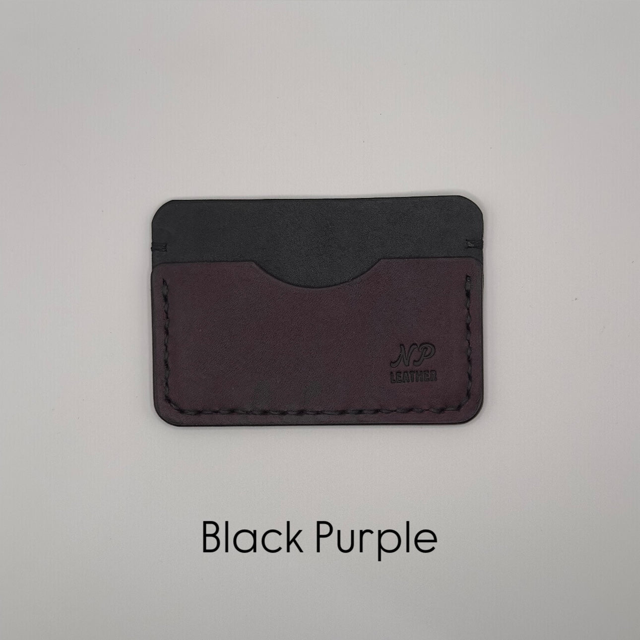 Paulson Pueblo Leather Card Wallet | Black Red