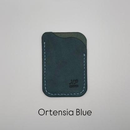 ortensia blue pueblo leather wallet