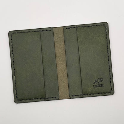 Davison Pueblo Leather Bifold Wallet | Emerald Green