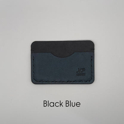 Paulson Pueblo Leather Card Wallet | Black Red