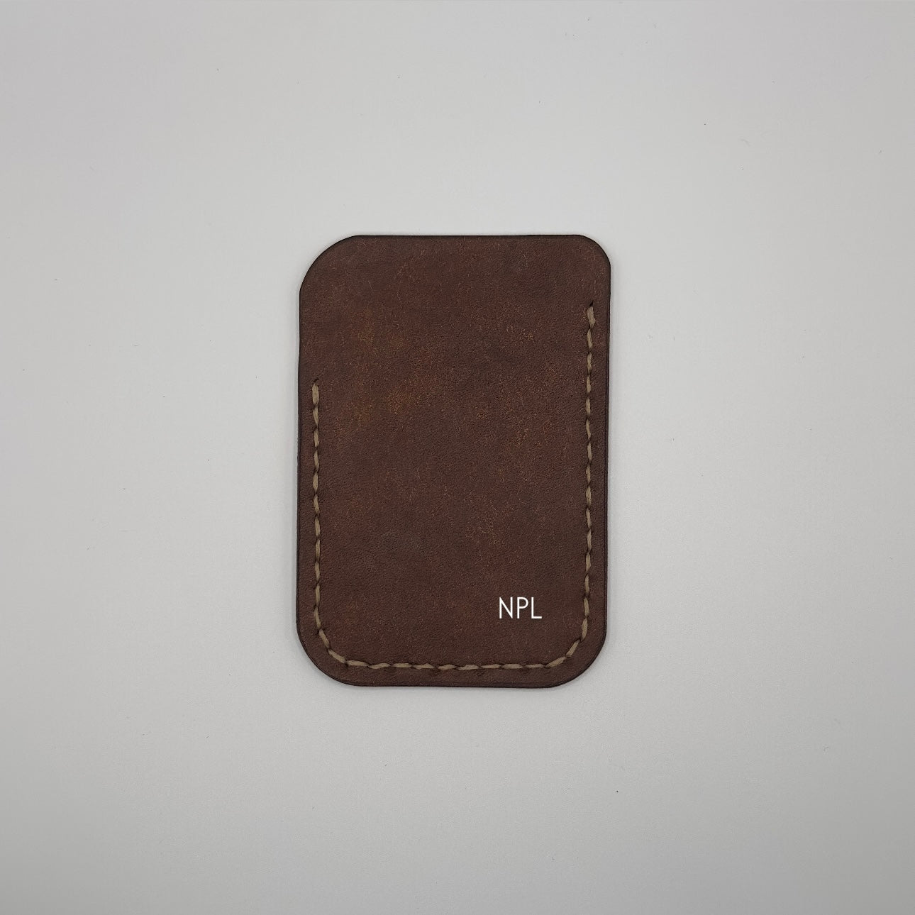 Waveson Pueblo Leather Card Wallet | Walnut Brown