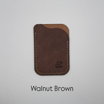 walnut brown pueblo leather wallet