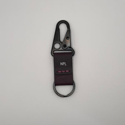 Lockson Pueblo Leather Clip Keychain | Violet Purple