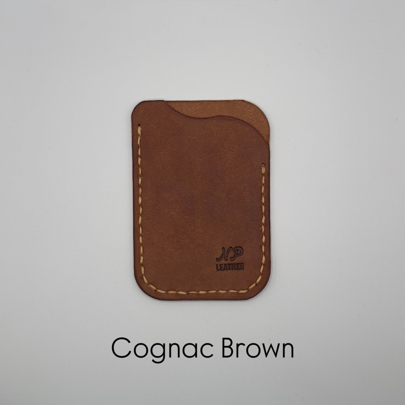 cognac brown pueblo leather wallet
