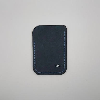 personalized handmade leather wallet