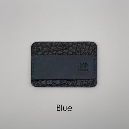 blue alligator wallet