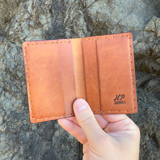 Davison Pueblo Leather Bifold Wallet | Cognac Brown