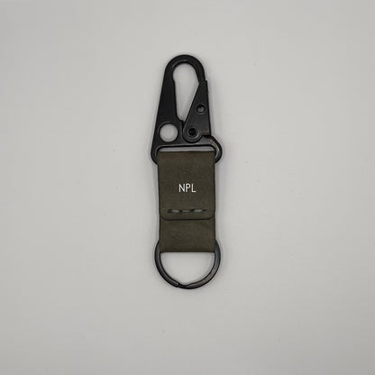 Lockson Pueblo Leather Clip Keychain | Sage Green