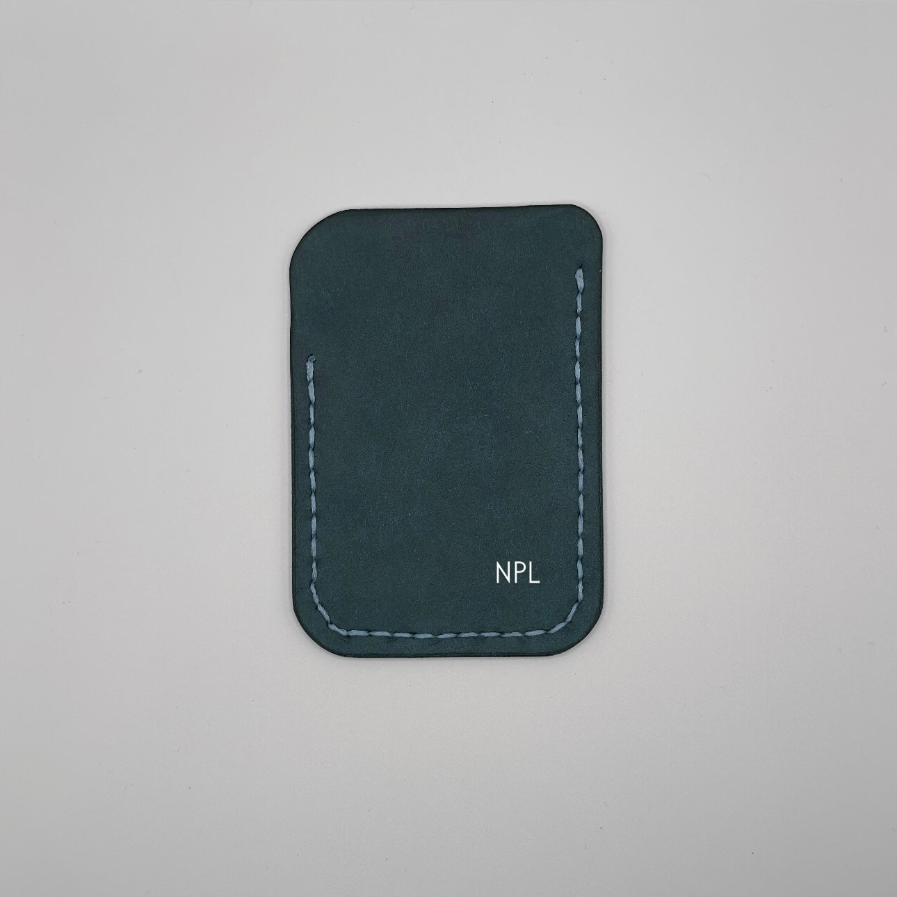 personalized handmade leather wallet