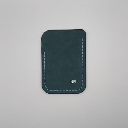personalized handmade leather wallet