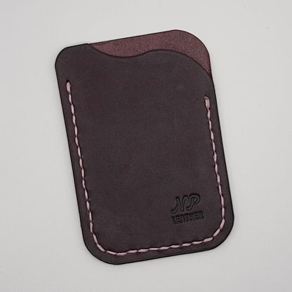 EDC Waveson Pueblo Leather Card Wallet | Violet Purple