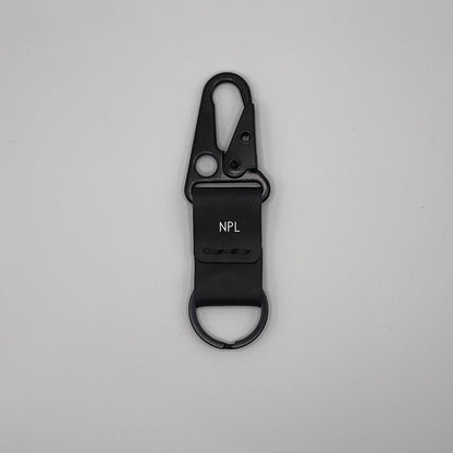 Lockson Pueblo Leather Clip Keychain | Majestic Black