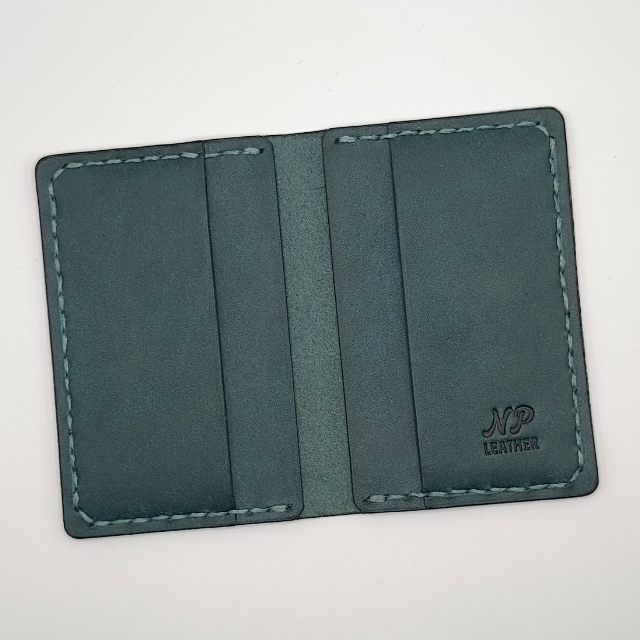 Davison Pueblo Leather Bifold Wallet | Ortensia Blue