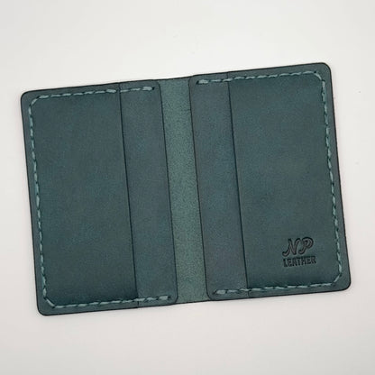 Davison Pueblo Leather Bifold Wallet | Ortensia Blue