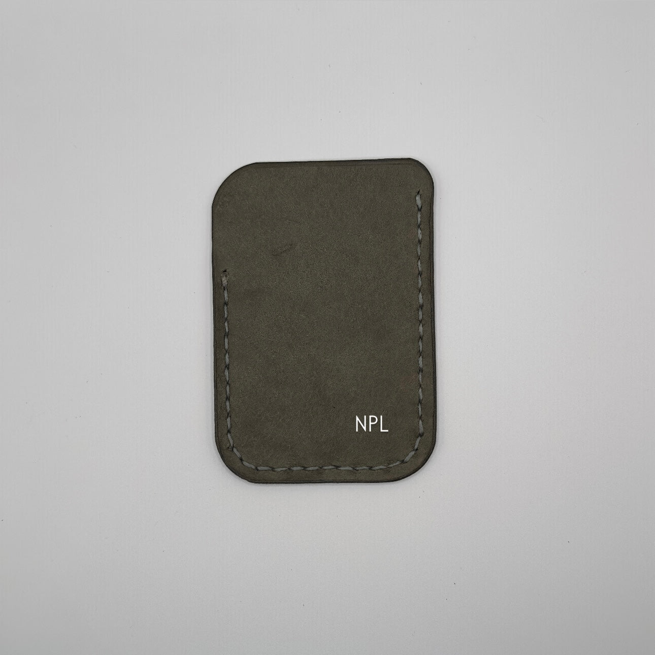 personalized handmade leather wallet