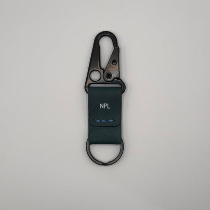Lockson Pueblo Leather Clip Keychain | Ortensia Blue