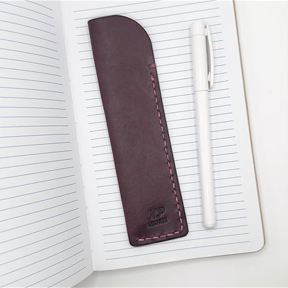 Inkson Pueblo Leather Pen Holder Pouch | Purple
