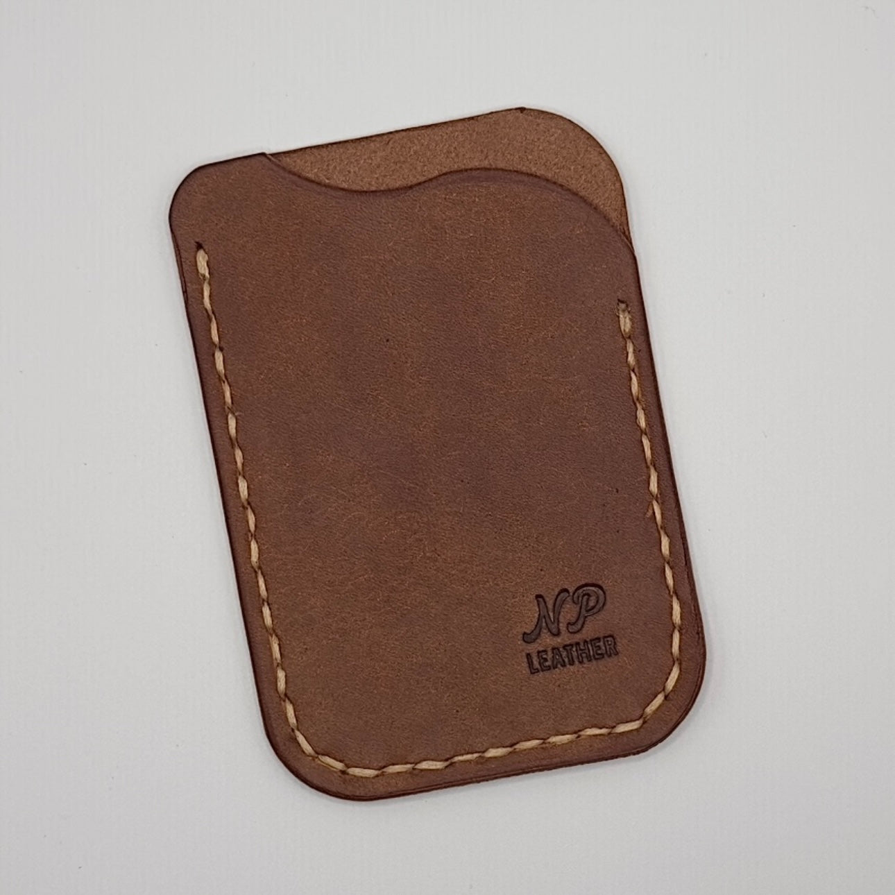 Waveson Pueblo Leather Card Wallet | Cognac Brown