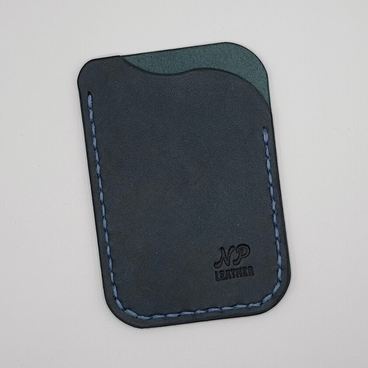 Waveson Pueblo Leather Card Wallet | Sapphire Blue