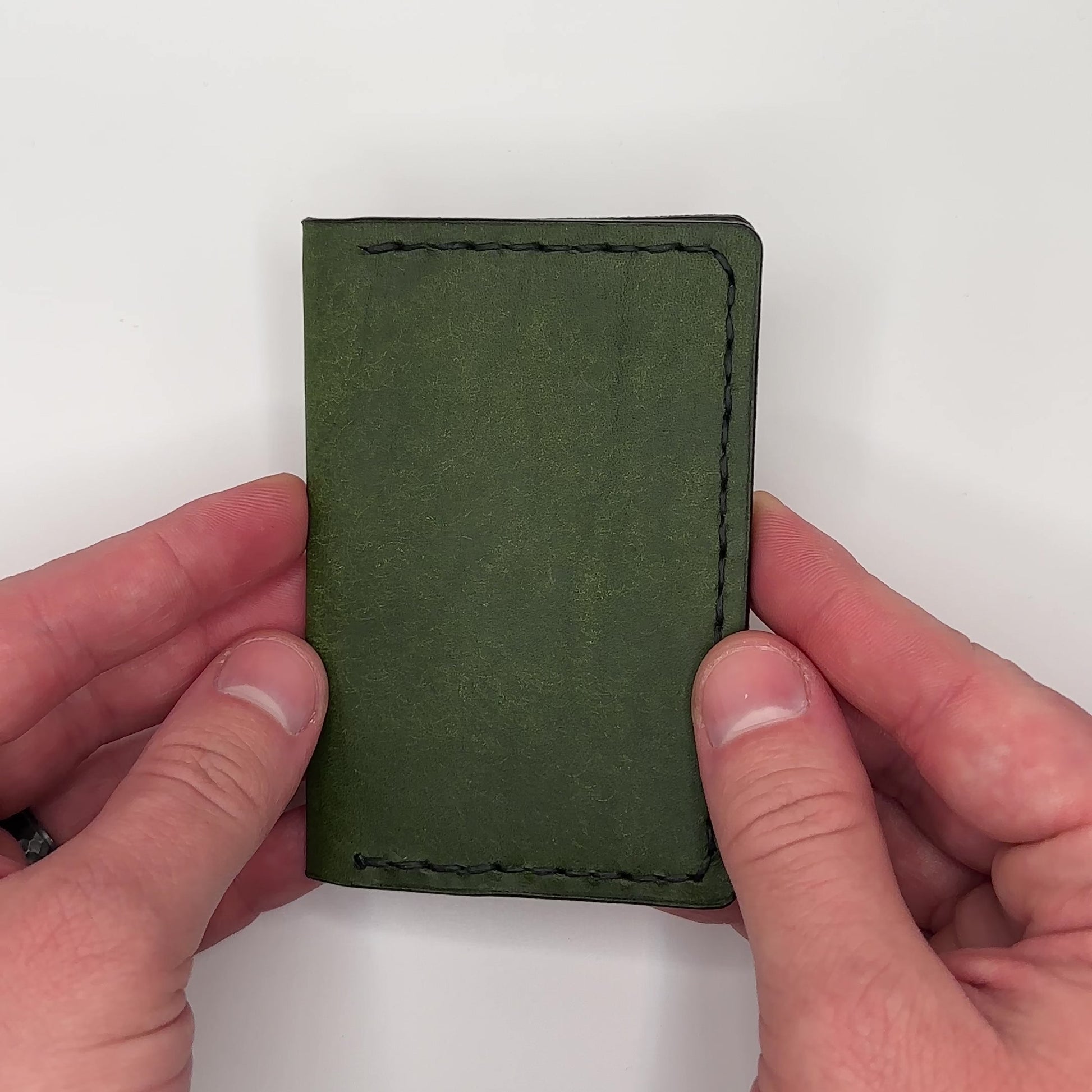 emerald green pueblo bifold wallet for men and women