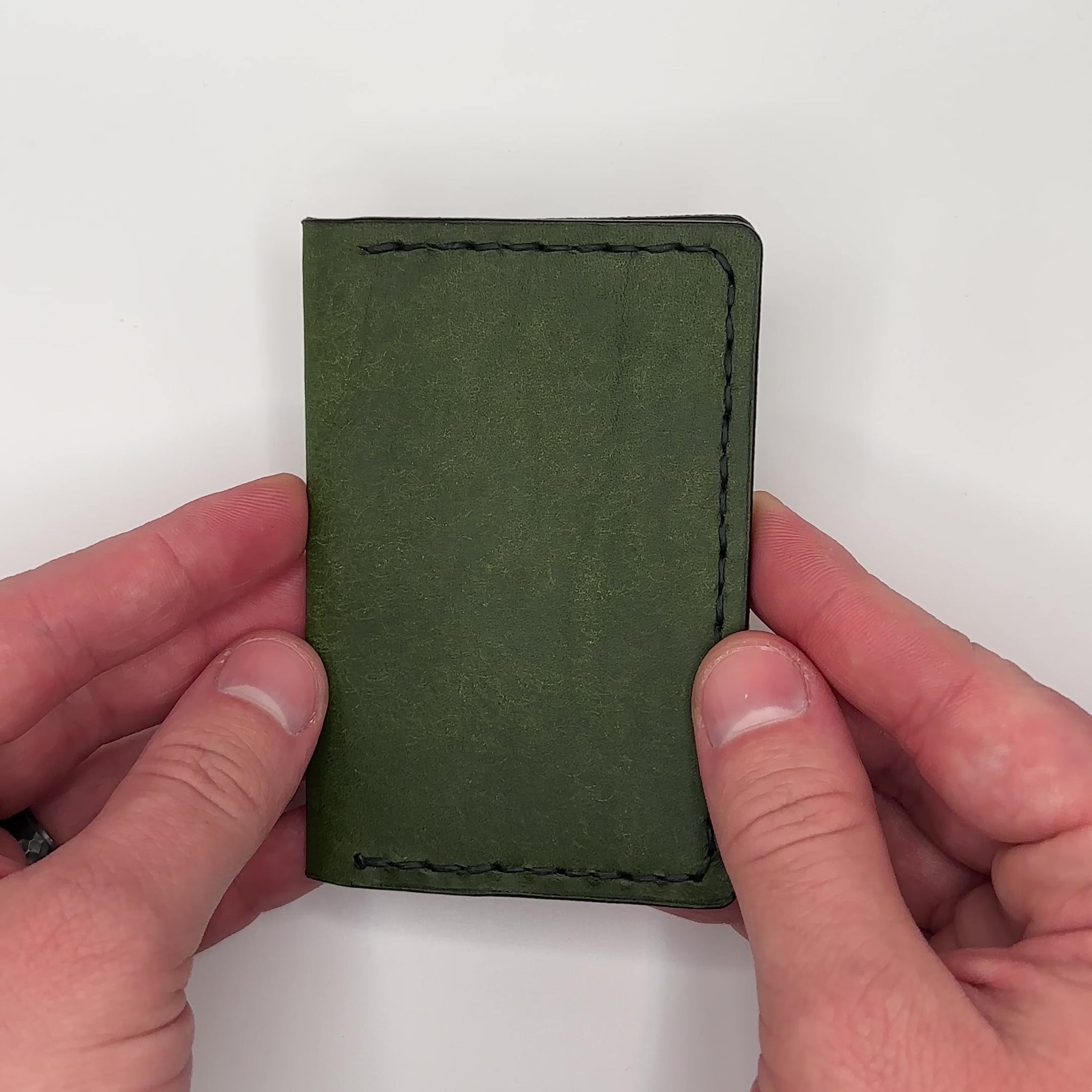 emerald green pueblo bifold wallet for men and women